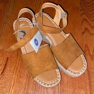 Suede Brown Platforms